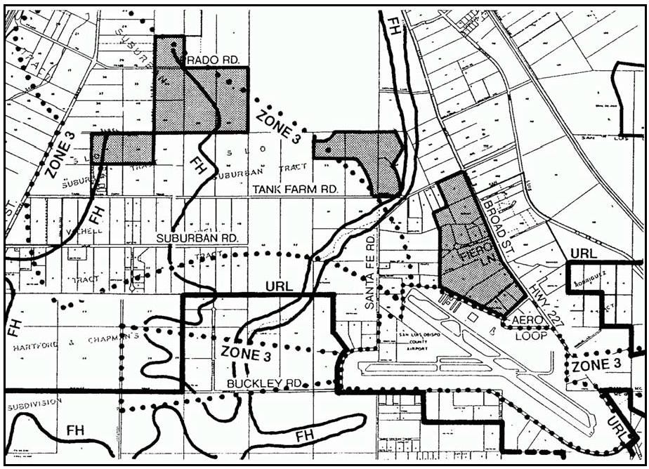 Figure 96-23: Areas Designated as "Commercial Service/business Park"
