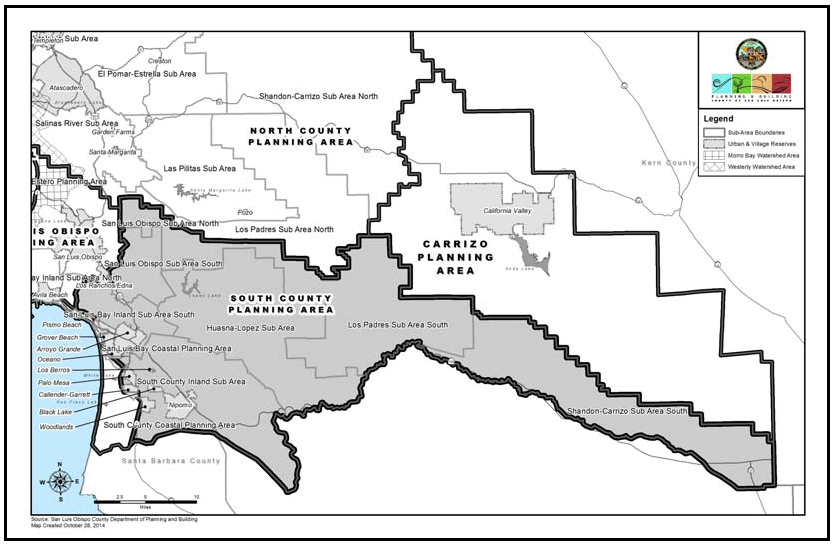 Figure 98-1: Figure showing Sub-Areas