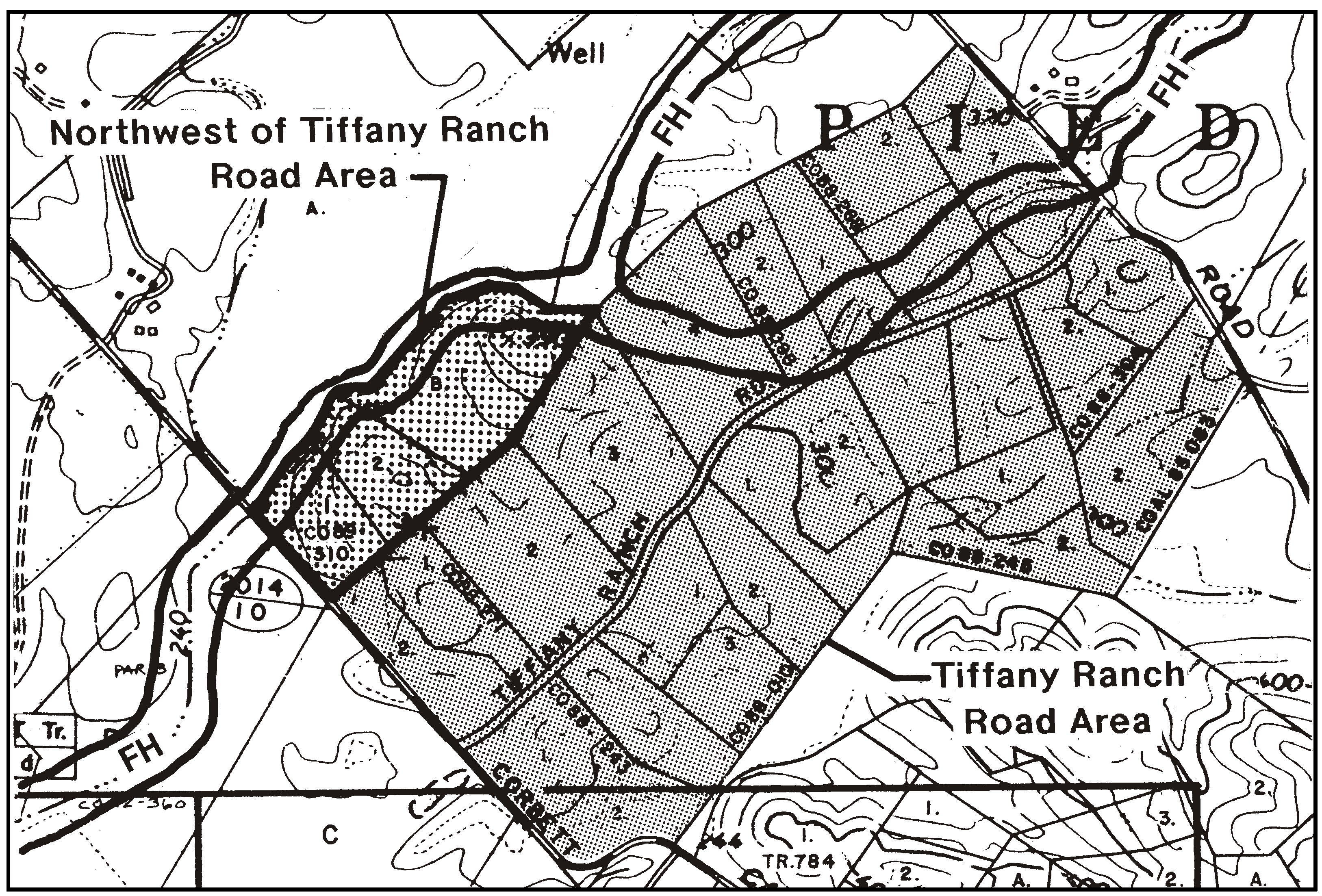 Figure 98-13: Tiffany Ranch Road Area