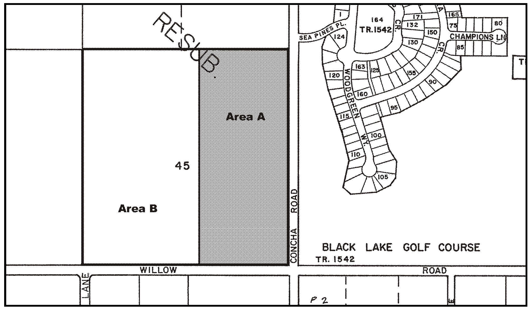 Figure 98-31: REC-Northwest Corner of Via Concha & Willow Rd