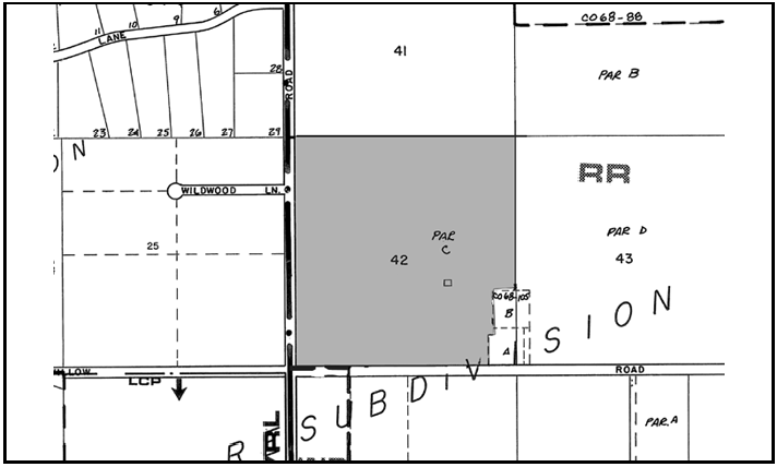 Figure 98-45: RR - Corner Willow and Guadalupe Roads
