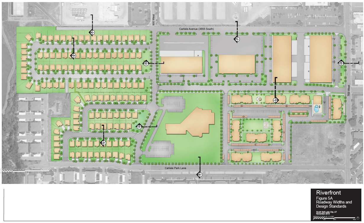 Figure 5A: Roadway Widths and Design Standards