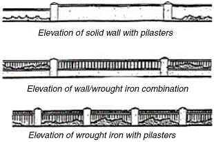 Attractive looking walls can be made using various materials and textures and by breaking up the wall plane.
