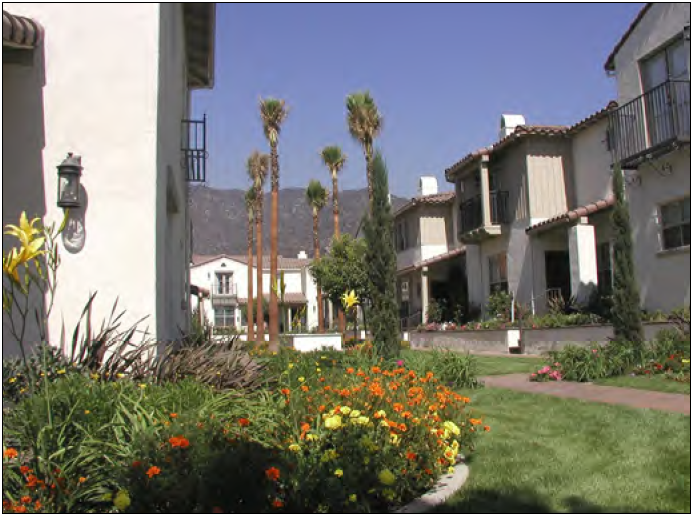 Illustrative Photo of Courtyard Building with residential units.