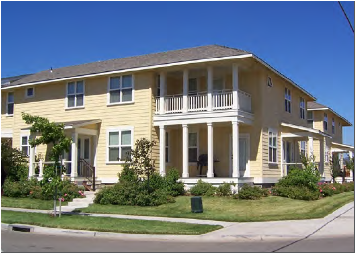 Illustrative Photo of a small apartment building.