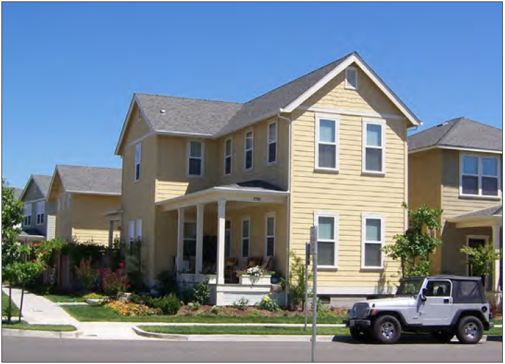 Illustrative Photo of Single-Family House.