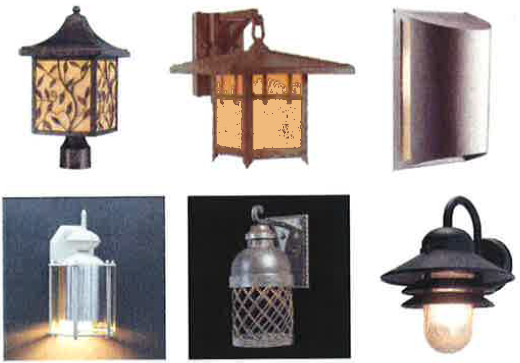 Figure 2. Examples of Partially-Shielded Luminaires