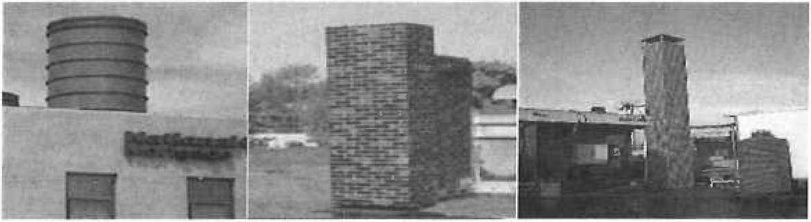 Examples of Roof-Mounted Wireless Communication Facilities
