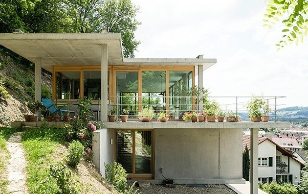 Exhibit 4. Building Design Steps Down the Slope