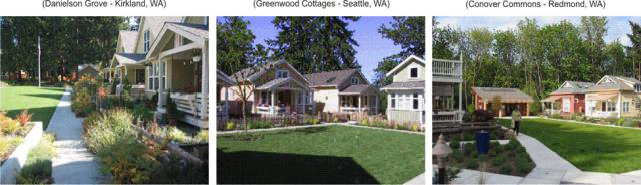 Figure 7. Cottage Housing Examples