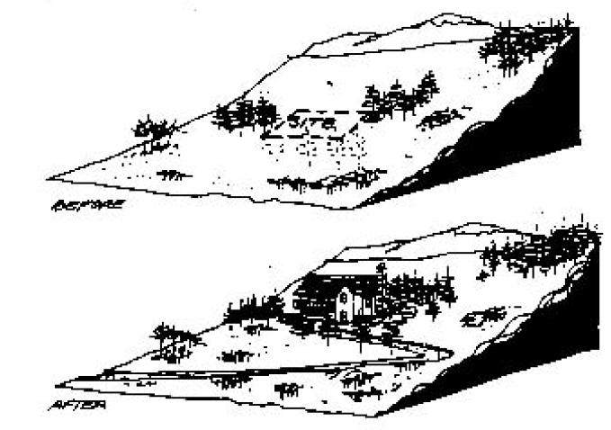 Figure 6-B: Visual Impact to Off-Site Areas