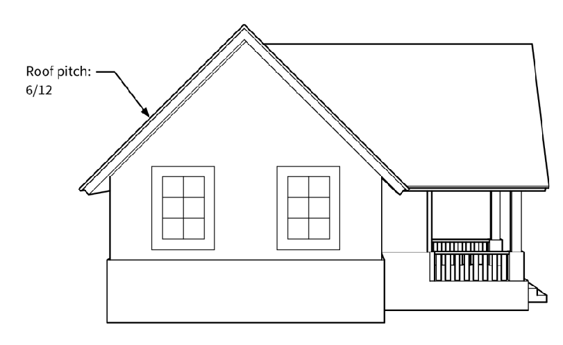 Figure 6-VV: Appropriate Roof Pitch