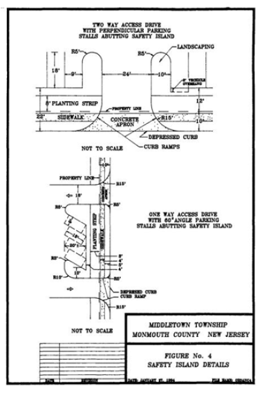 Figure No. 4, Safety Island Details