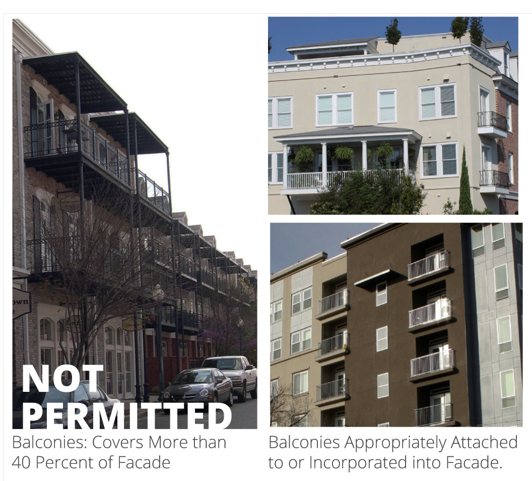 Figure 14-65. Examples of Balconies