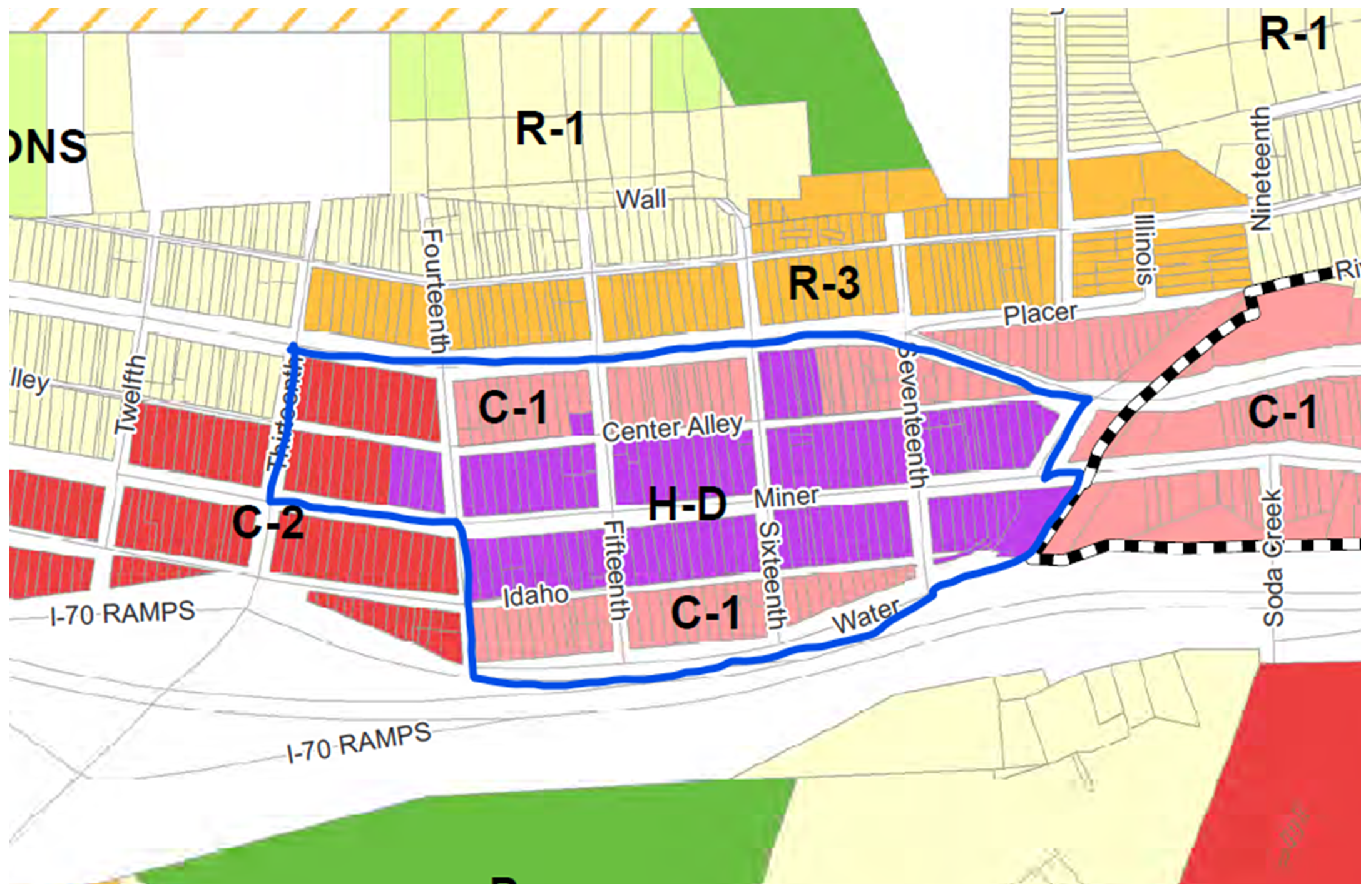 Figure 21-134.1 Fee-in-Lieu Program Boundary