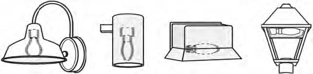 Figure 16.5.360.a Fully Shielded Light Fixture Examples