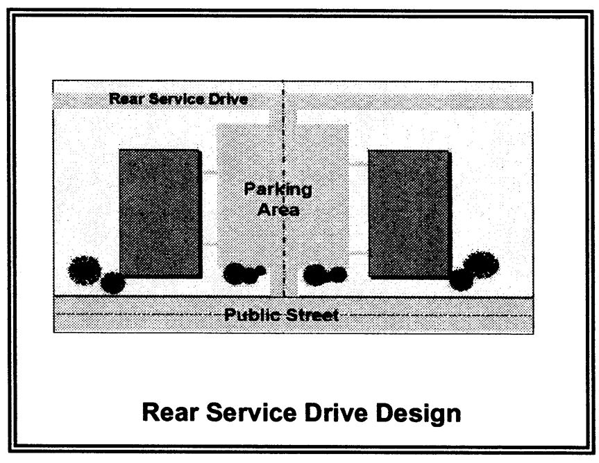 Rear Service Drive Design