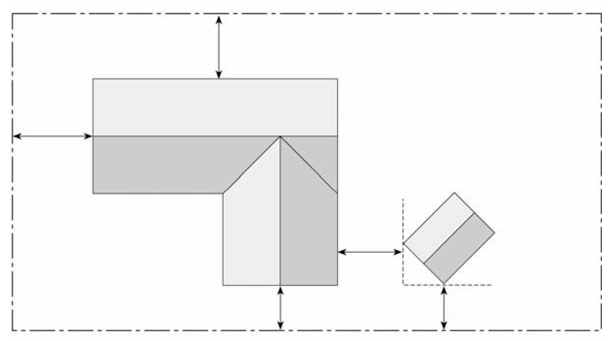FIGURE 1400-27-D-B Measuring Shortest Distance