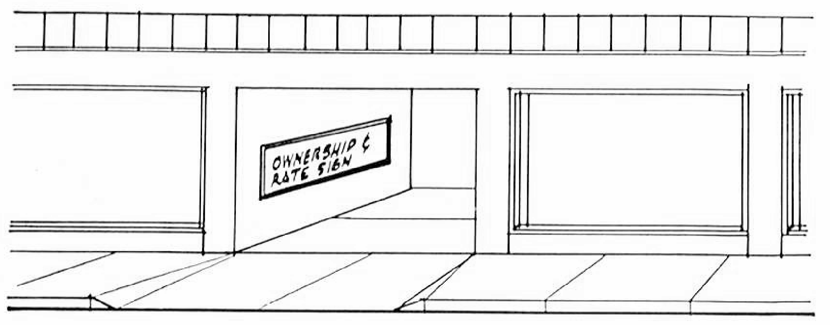 Figure 1411-35-B Public Parking Ownership & Rate Wall Sign