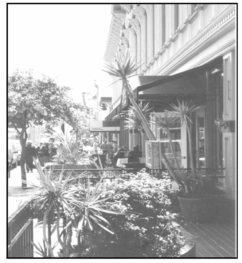 Figure 1419-19(h) Outdoor Eating Area Example