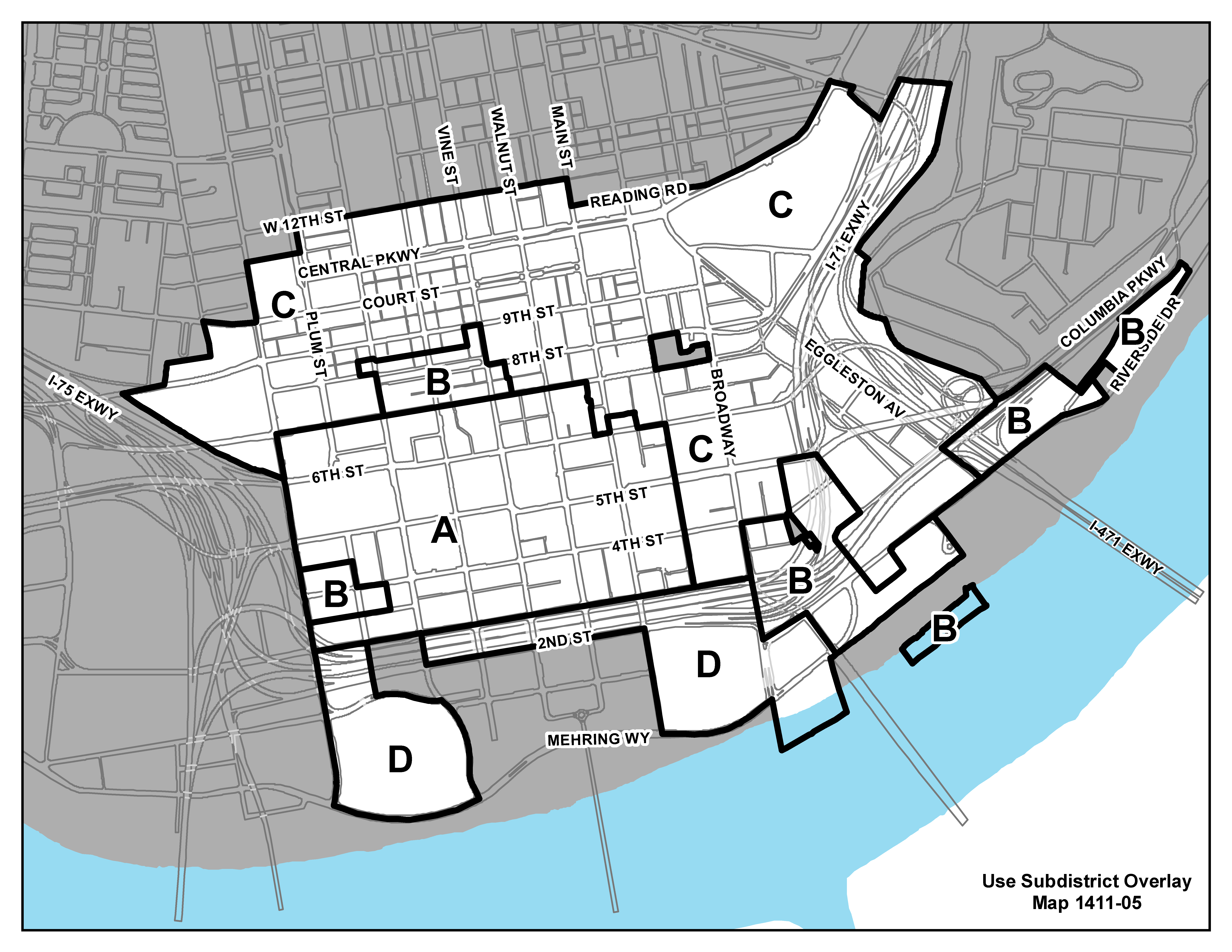 Map 1411-05 Use Subdistrict Overlay