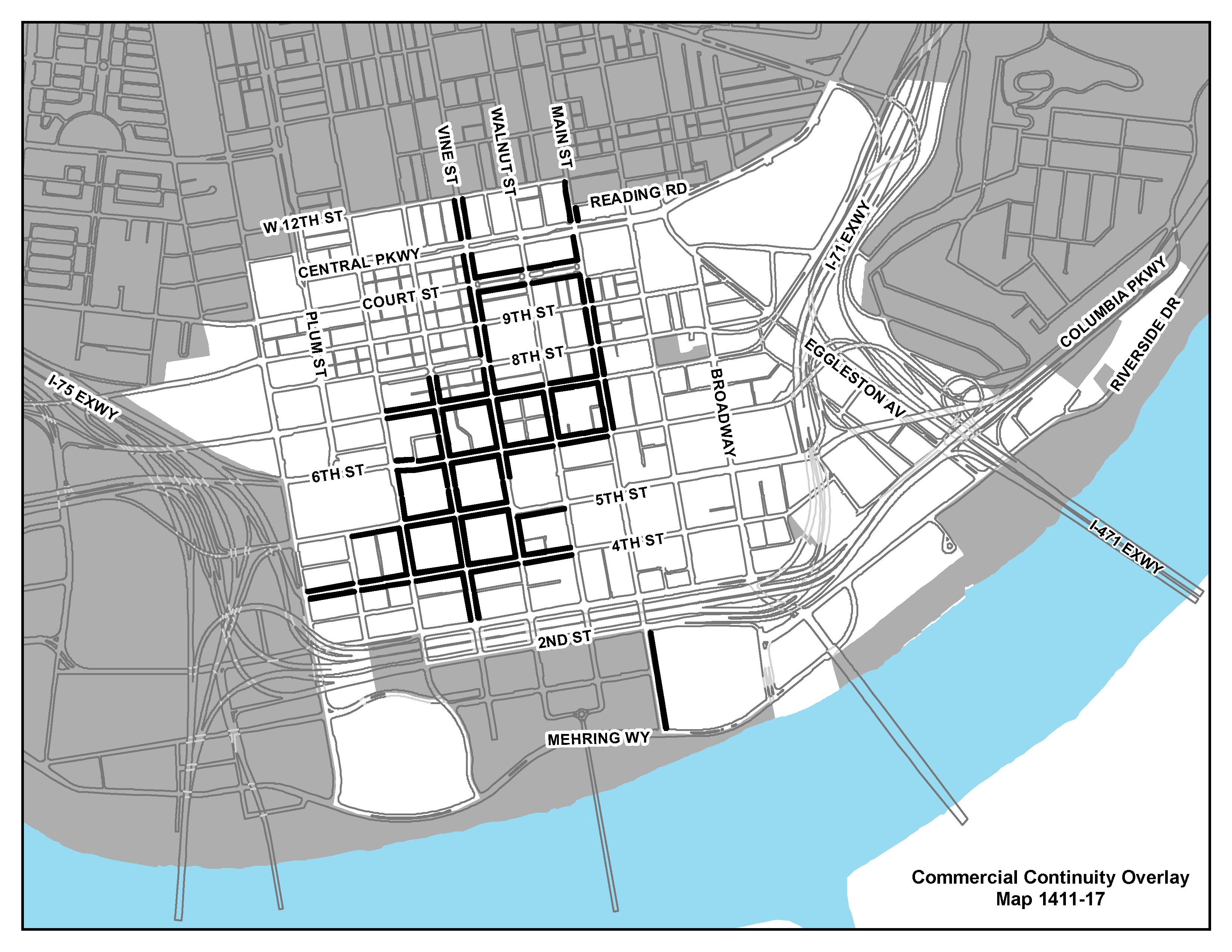 Map 1411-17 Commercial Continuity Overlay