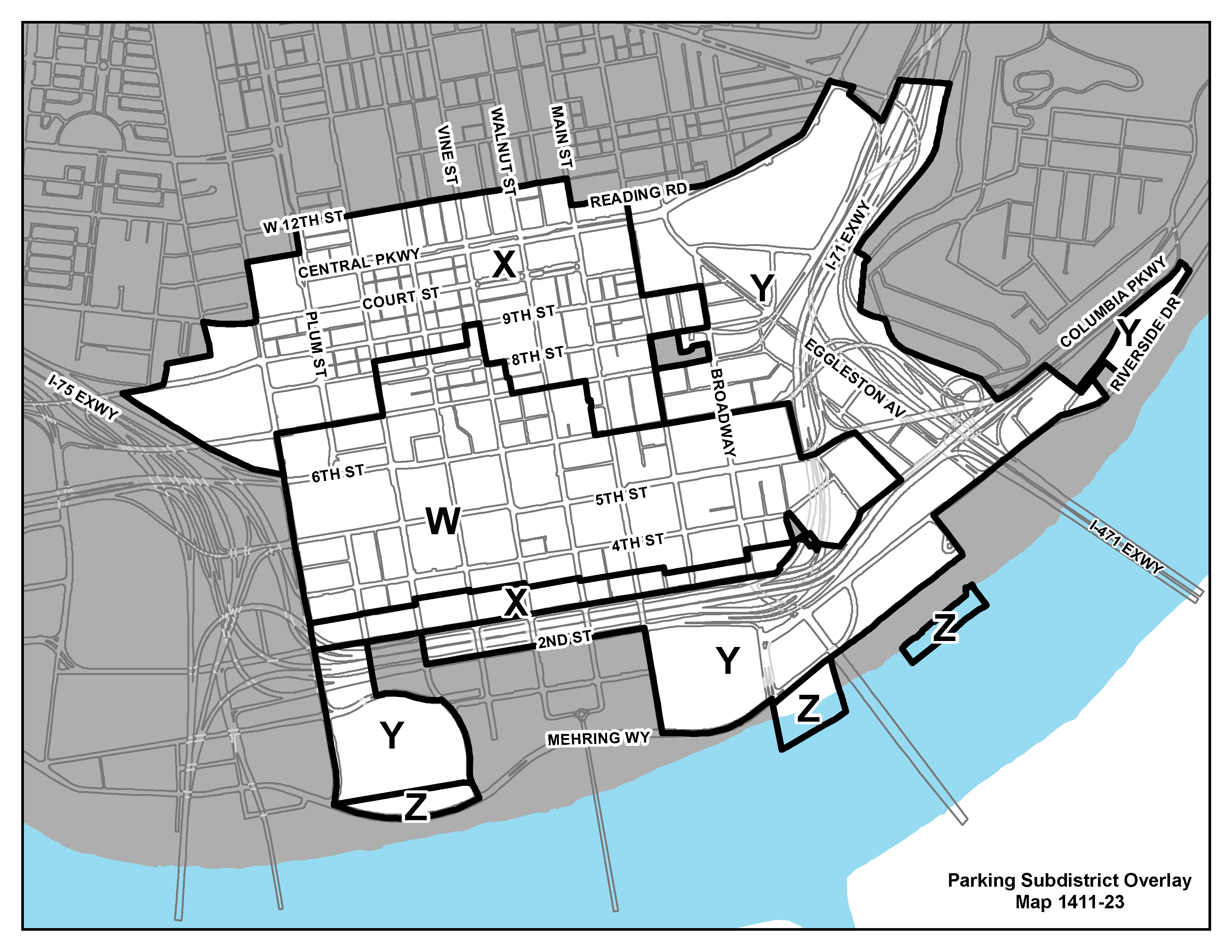 Map 1411-23 Parking Subdistrict Overlay