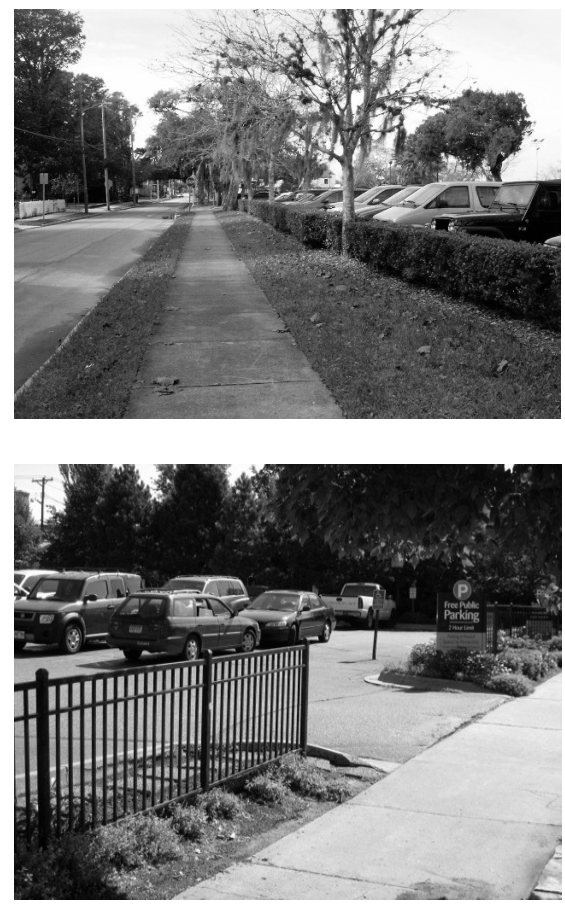 Figures I12-13: Development Frontage Landscaping Examples.