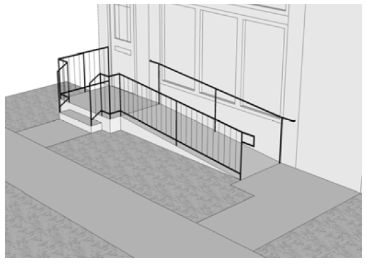 Figure D2: Barrier-Free Entrance Example